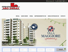 Tablet Screenshot of imobiliariasaodimas.com.br